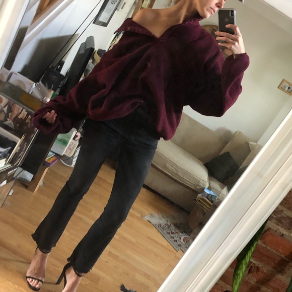 Vintage 90's L.L. Bean Fleece Snap Pullover - Picture 6 of 8